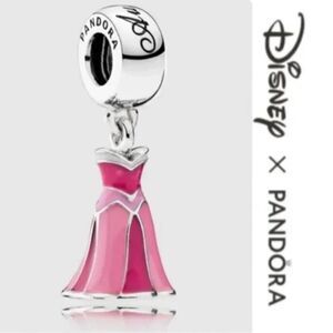NWOT Pandora x Disney Aurora's Dress Dangle Charm- 791921enmx